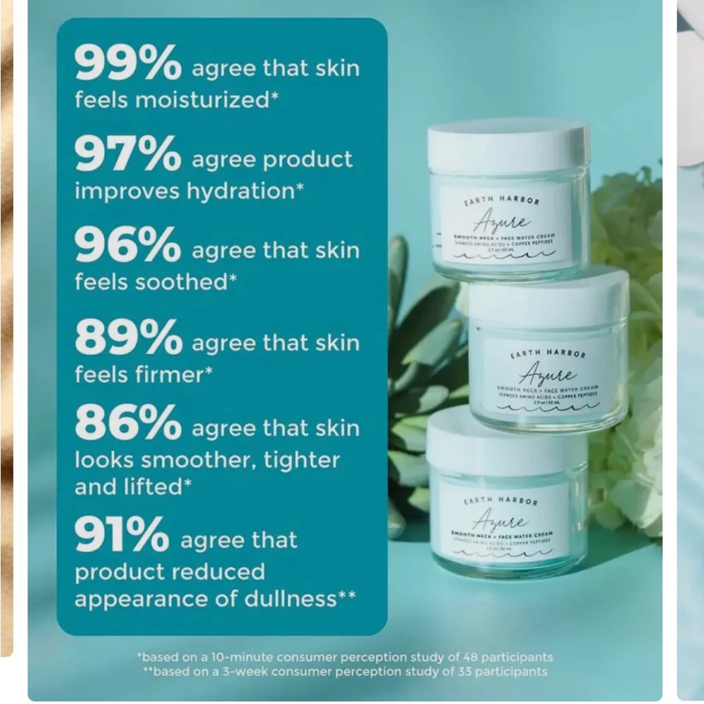 NIB Earth Harbor Azure Regenerative Neck Creme 2.0 oz - Picture 3 of 4
